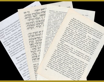 Pages de livres en langues étrangères dans le monde entier / Français, allemand, néerlandais, grec, italien, russe, hébreu, coréen / collage, matériel de découpage