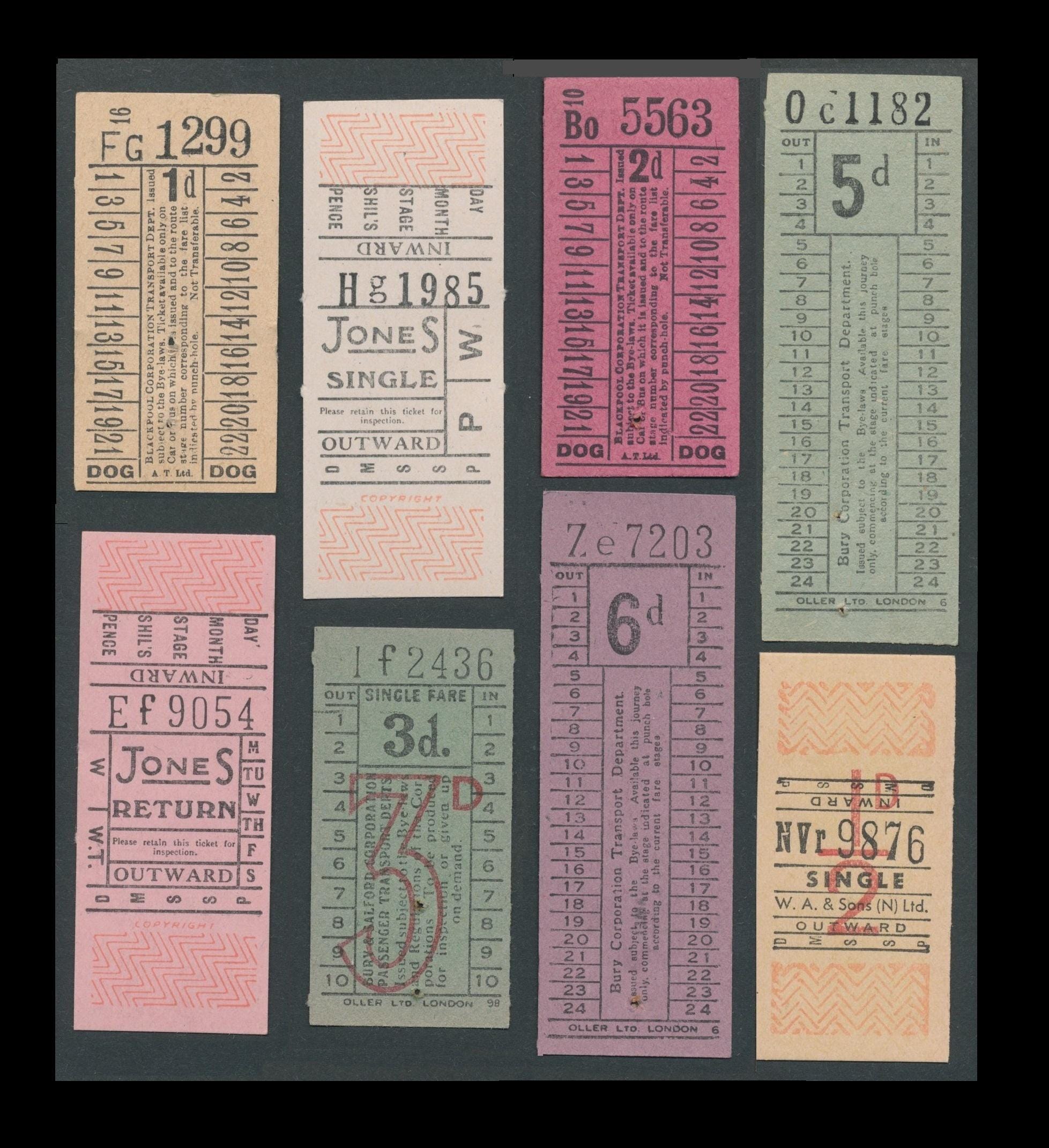 Antique train ticket - Etsy 日本