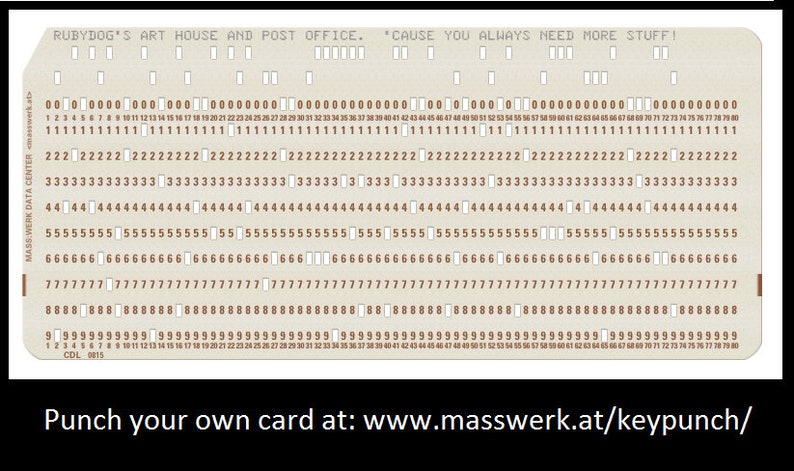 Vintage Computer Punch Cards / 1970's Mainframe Data Processing / Artist Trading Card, Junk Journal, Pen Pal Swap, Altered Book, ATC, ACEO image 9