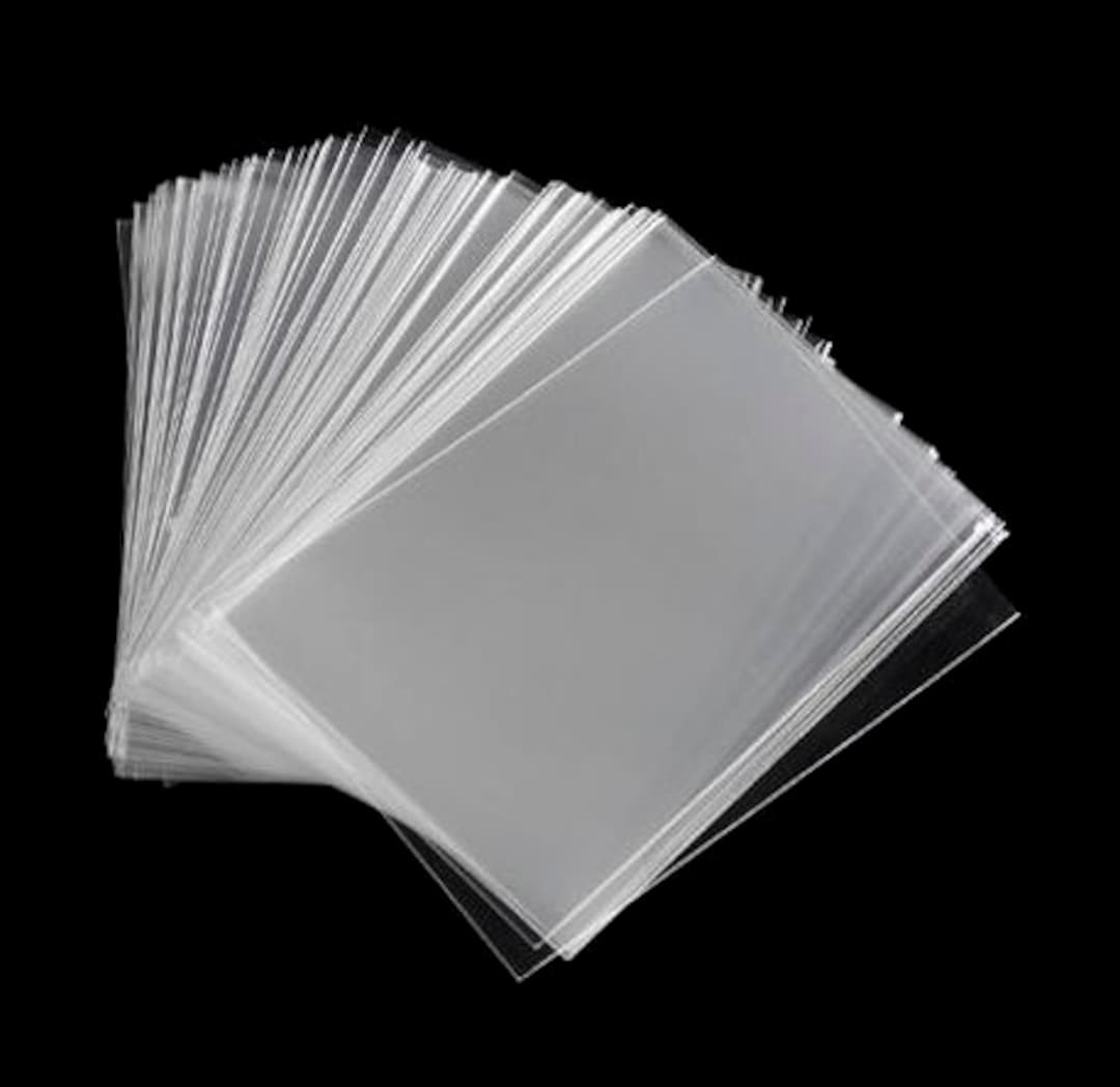  MAGICLULU 10pcs Clear Card Sleeves Plastic Card