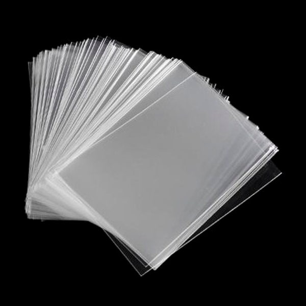 10 or 25 Soft Plastic Trading Card Sleeves / PVC Free Protection for ATC, Photocards, Baseball, Hockey, Pokemon, Yu-Gi-Oh!, MTG, Collectible