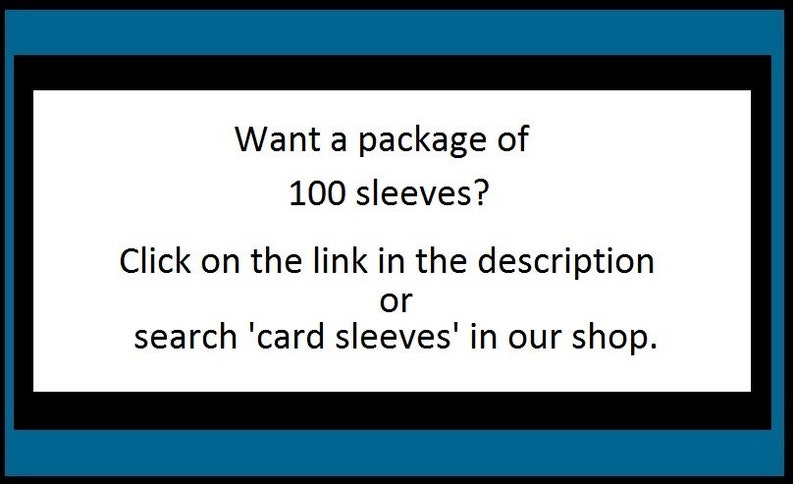 10 or 25 Soft Plastic Trading Card Sleeves / PVC Free Protection for ATC, Photocards, Baseball, Hockey, Pokemon, Yu-Gi-Oh, MTG, Collectible image 2