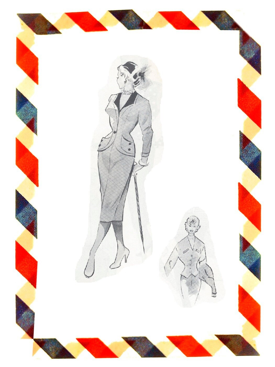 Plus Size Retro Pattern Vintage Sewing Pattern in Any Size Including Plus Size 1949 PDF Instant ...