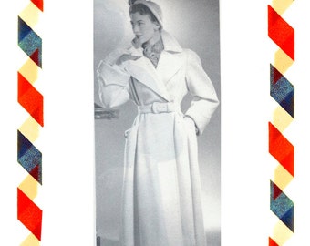 Vintage Sewing Pattern in any size including plus size 1949 PDF Instant Download Pattern no 69