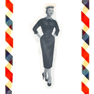 Vintage Sewing Pattern in any size including plus size 1949 PDF Instant Download Pattern no 28