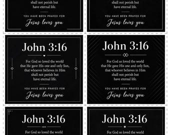 Johannes 3,16 – Evangeliumskarten | Jesus liebt dich, für dich wird gebetet (Digitaler Download)