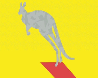 Poster Kangaroo