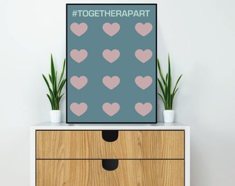 Togetherapart Art Print | Wall Art