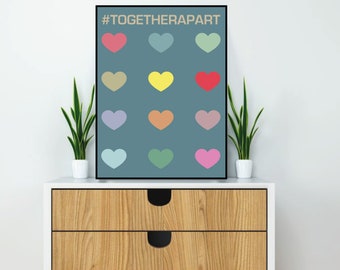 Togetherapart Art Print | Wall Art