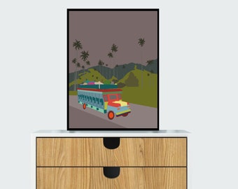 Latin Art Print | Wall Art | Travel Poster | Cityscape Print