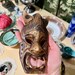 Small Vintage Monkey Pod Mask - Etsy