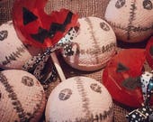 Trick R Treat Sam inspired bath bomb and soap set