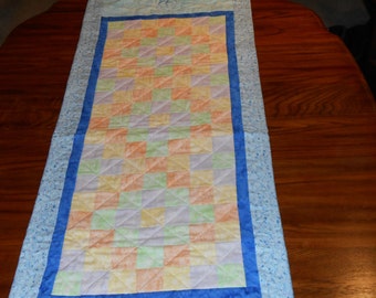 Batik Quilted Table Runner