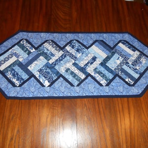Large Blue table runner
