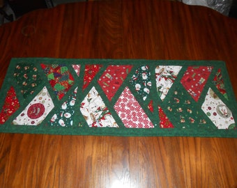 Stained Glass Holiday table runner