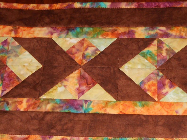 Fall Batik table runner image 3