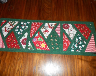 Stained Glass Holiday table runner