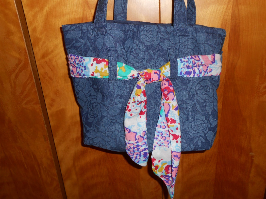 Jacquard Tote - Etsy