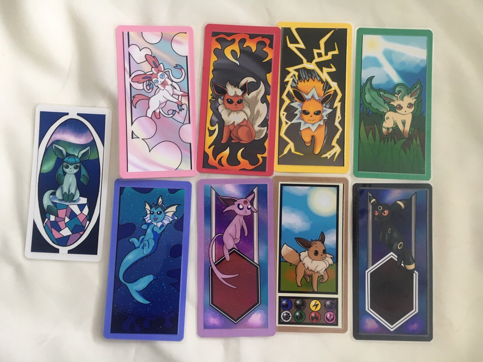Eeveelution Bookmarks | Etsy