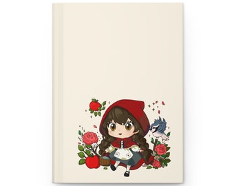 Kawaii Red Riding Hood Hardcover Journal