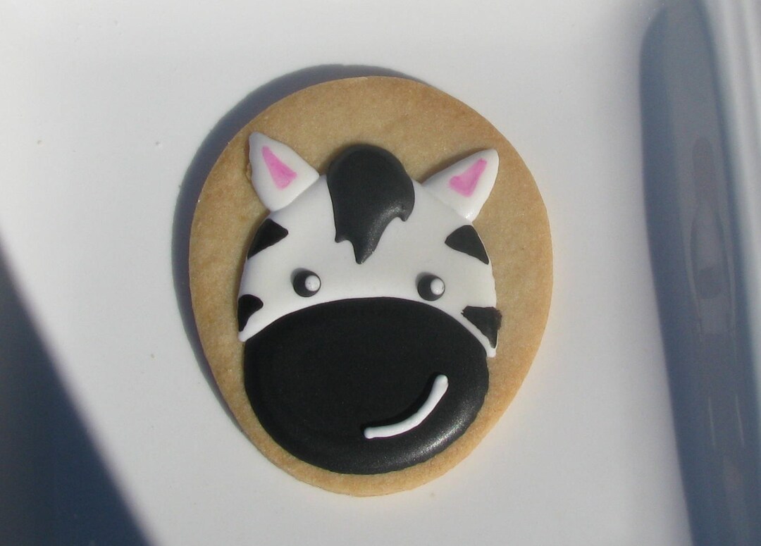 Baby Zebra Sugar Cookie Etsy