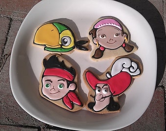 Jake the Pirate Themed Cookies