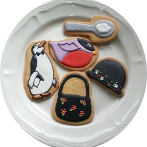 Mary Poppins Themed cookies- Set of 15 cookies