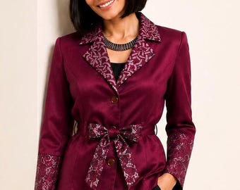 Satin Belted Jacket | One of a Kind