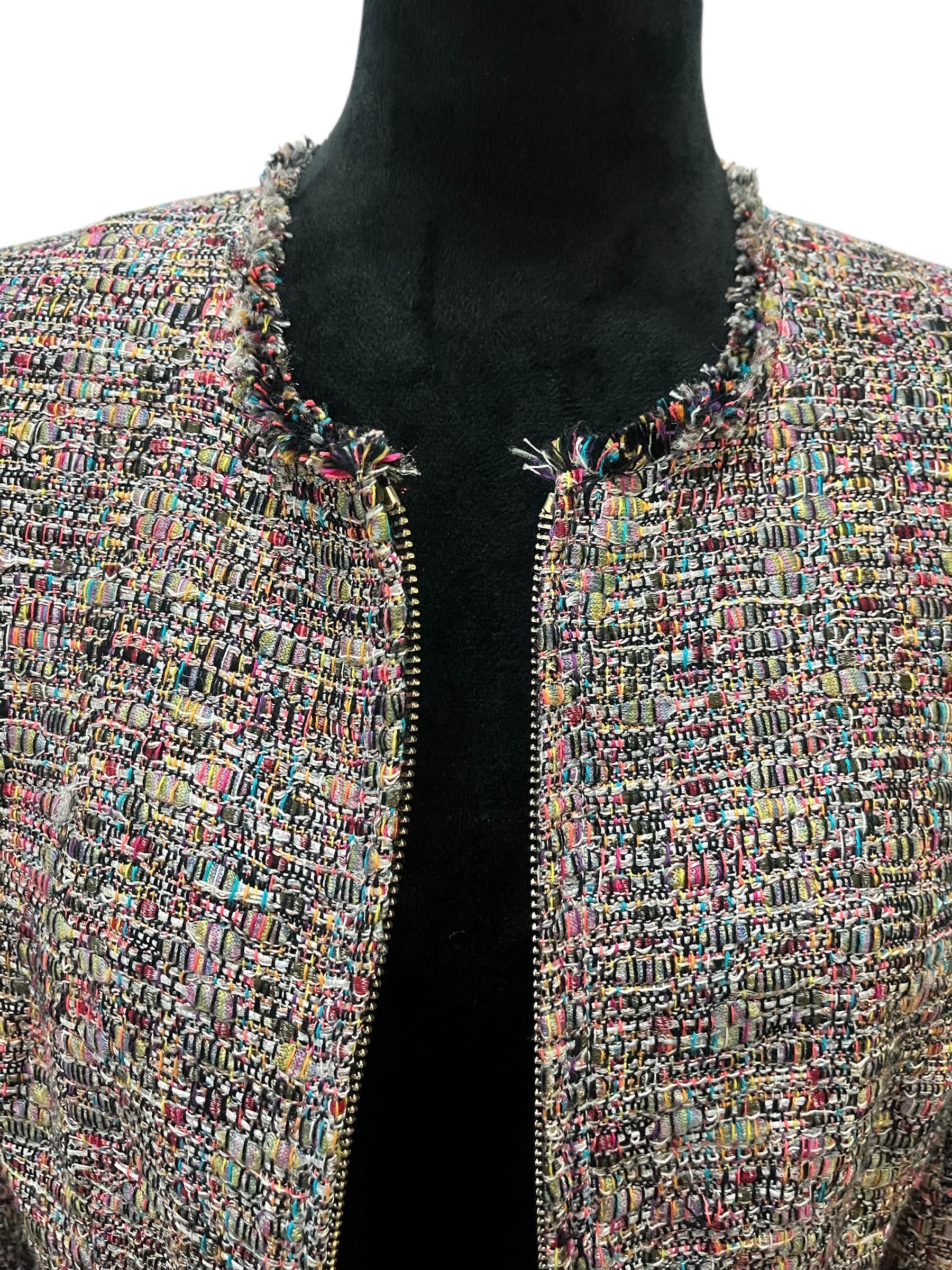 Fringe tweed Jacket – L'AUBE BLANC