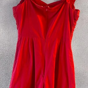 Red Ruffle Romper – Urban Outfitters Festive Jumpsuit/devil costume – Size XS bild 14