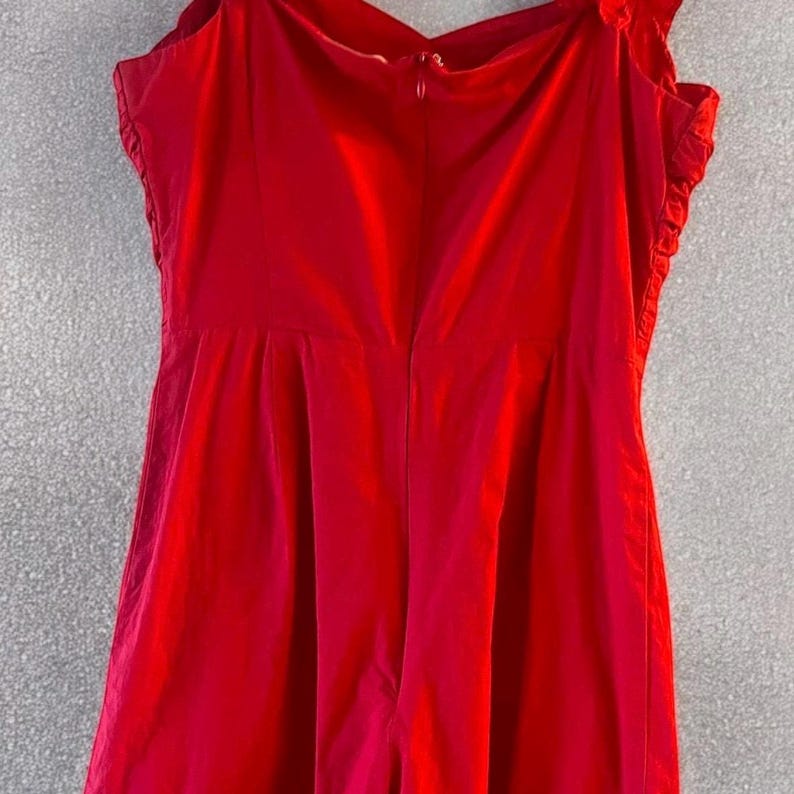 Red Ruffle Romper – Urban Outfitters Festive Jumpsuit/devil costume – Size XS bild 14