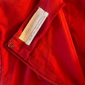 Red Ruffle Romper – Urban Outfitters Festive Jumpsuit/devil costume – Size XS bild 4