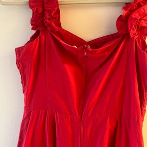 Red Ruffle Romper – Urban Outfitters Festive Jumpsuit/devil costume – Size XS bild 13