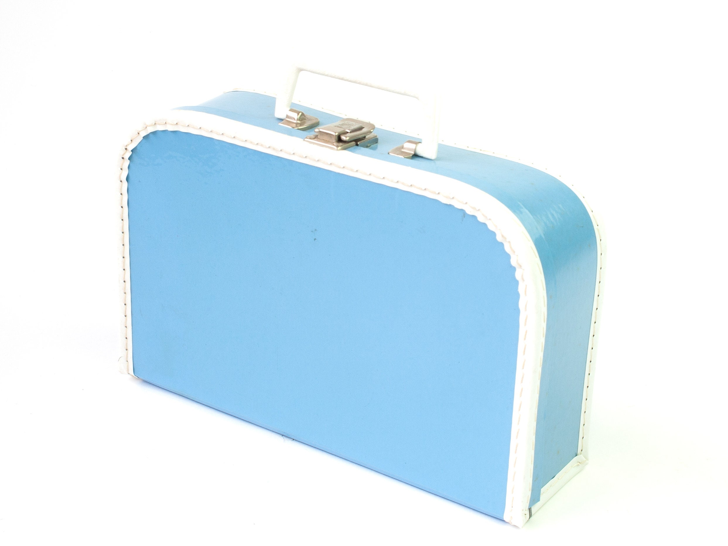 Mini Suitcase Baby Blue Etsy