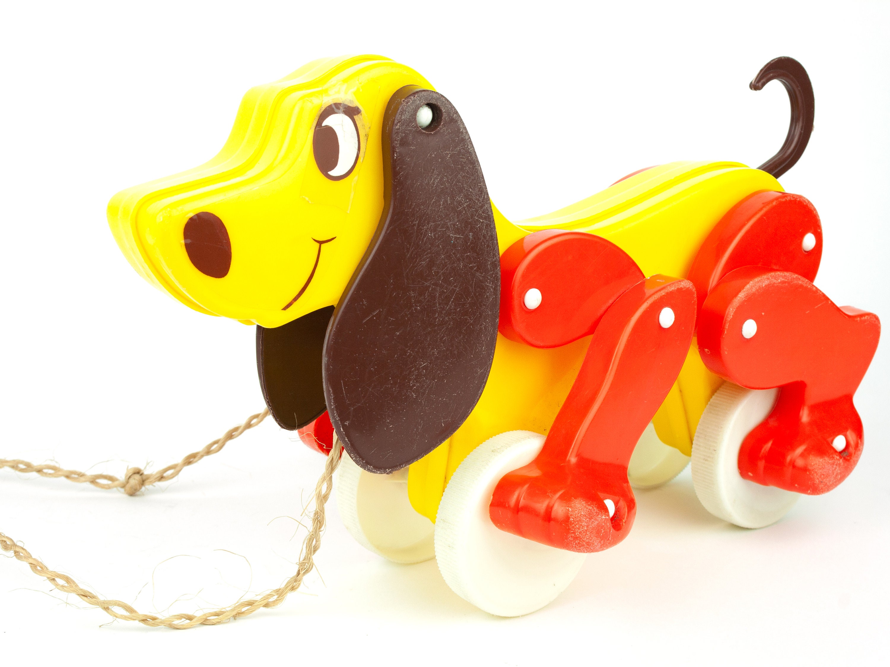 Toy Dachshund Pull Toy Dog Pull Along Toy Vintage Toy Dog Toy | Etsy