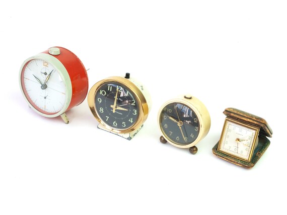 German Vintage Alarm Clocks Kienzle Opta Westclox Baby Ben German Vintage Alarm Clocks Kienzle, How To Adjust Westclox Alarm Clock
