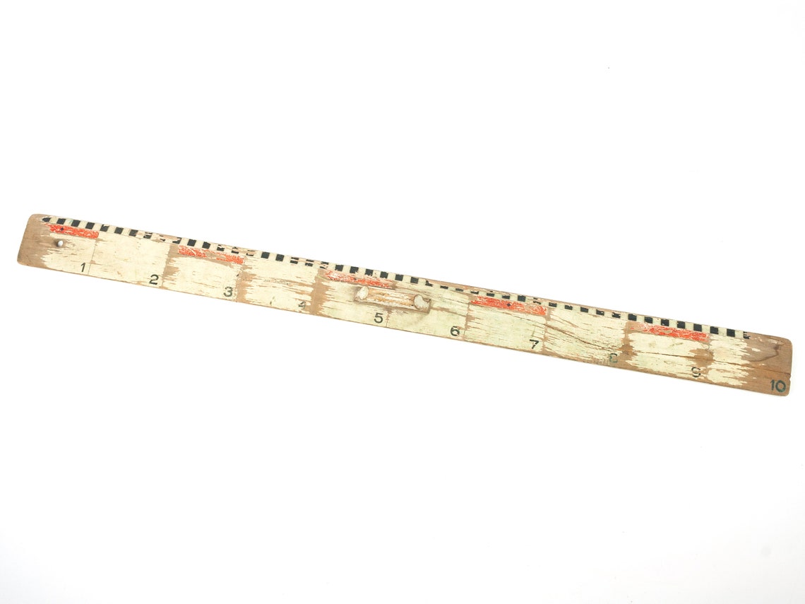 Chalkboard Ruler Vintage School Supplies Blackboard Ruler Etsy