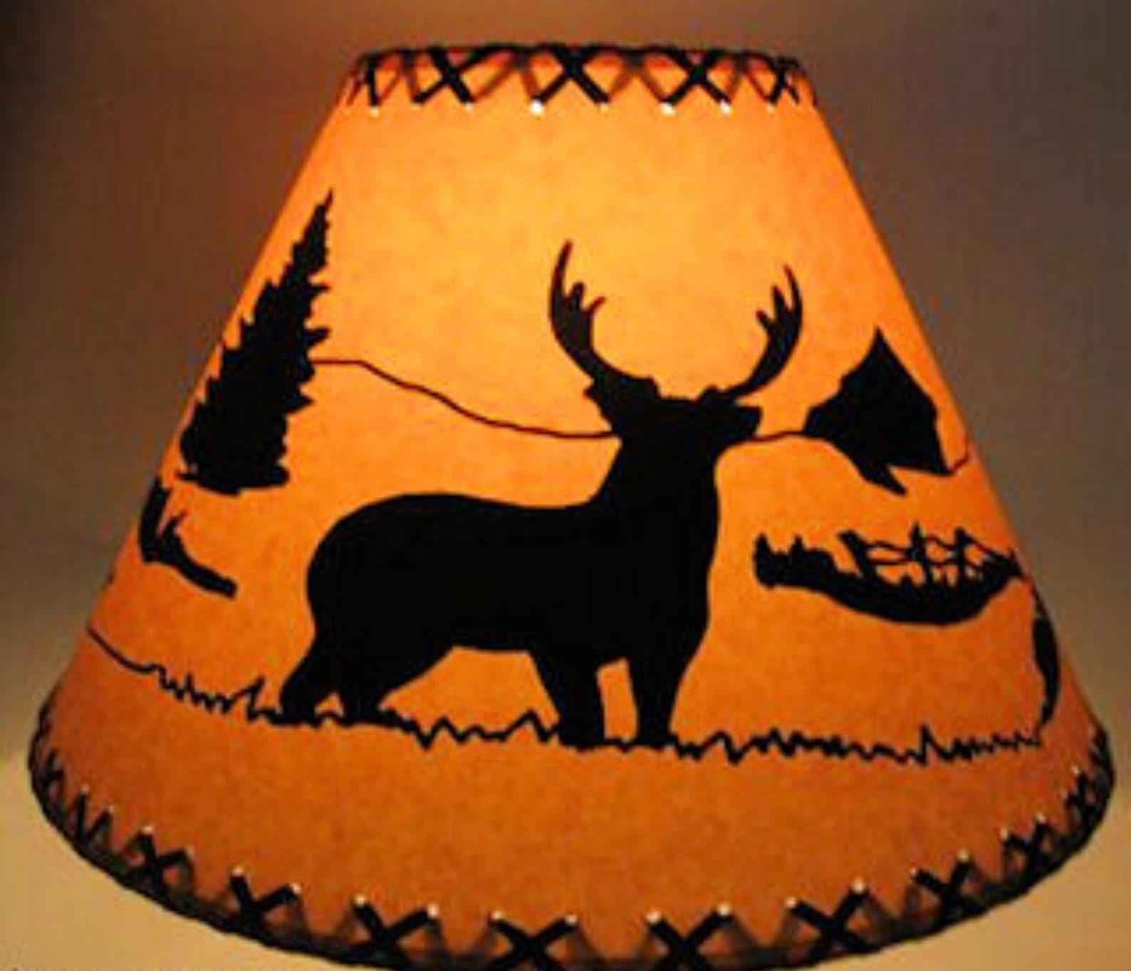 16 Deer Lamp Shade Etsy