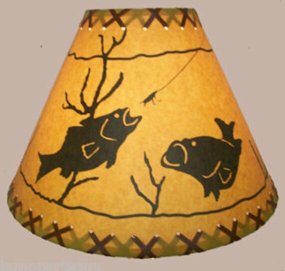 1 16 Fish Lamp Shade Etsy