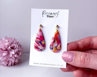 Pendentifs en forme de larme bouquet d'été