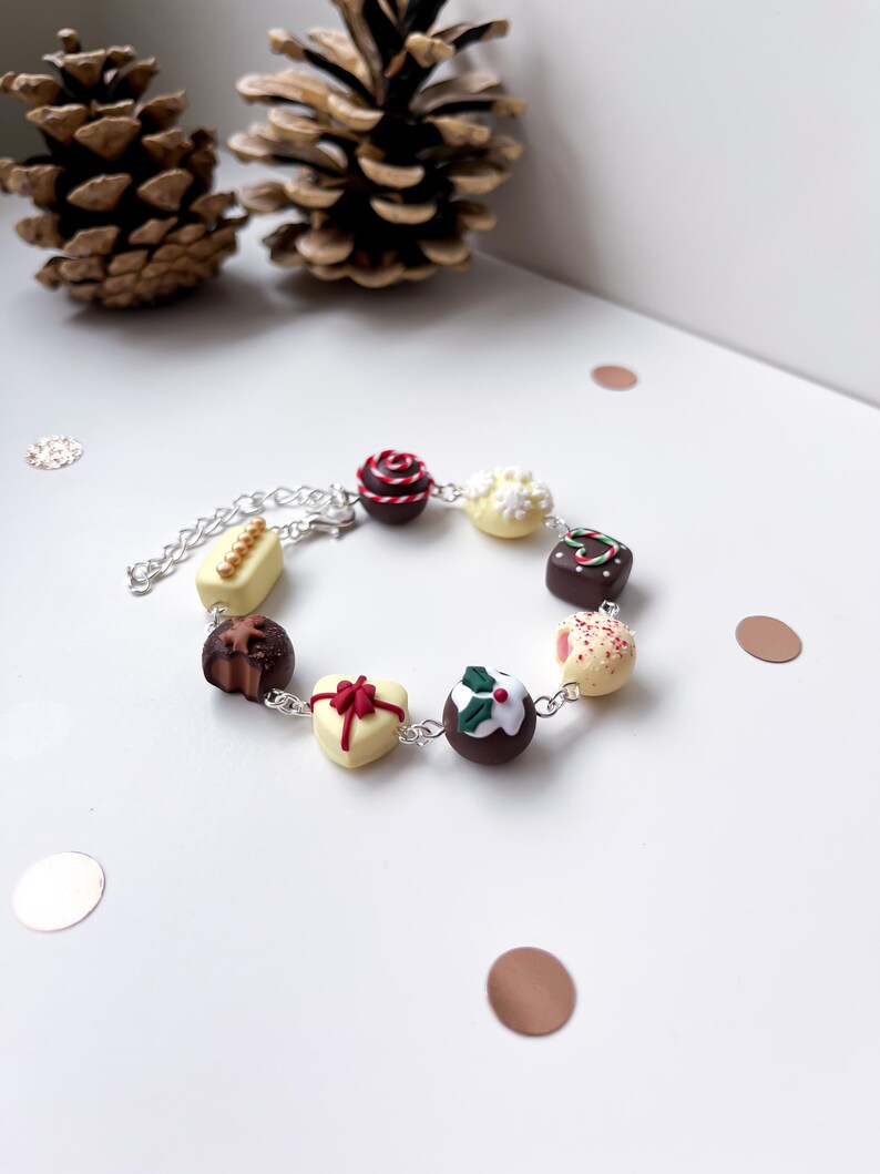 Christmas Chocolate Collection Polymer Clay Chocolate Necklace
