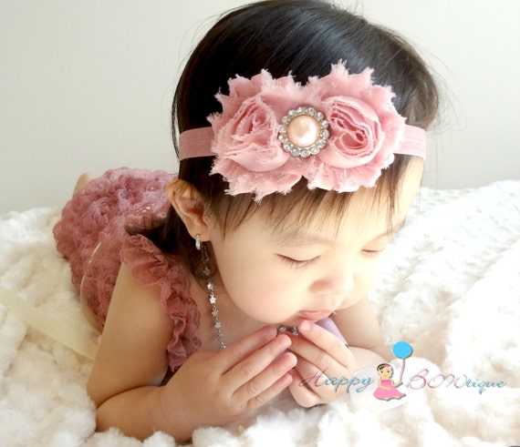 rose headband for baby girl