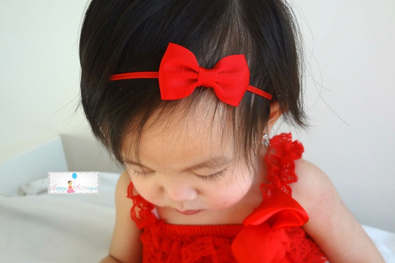 christmas headband baby girl