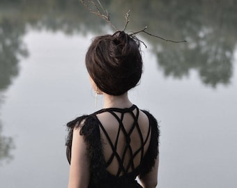 Dress "Daphne 2", ROHMY Gold Label /// Exclusive Floor- length Wedding Dress /// Evening Gown /// Sirens Collection