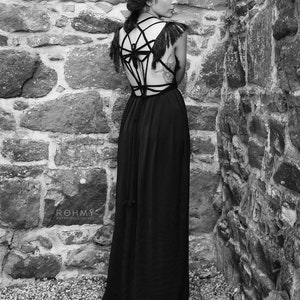 Handmade Wedding/ Evening Dress Moth, ROHMY Ropework Couture /// Bridal Gown /// Evening Gown /// Red Carpet /// Eden Collection image 6