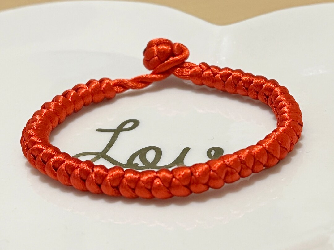 Lucky Red String Bracelet Lucky Bracelet Handmade Bracelet Etsy UK