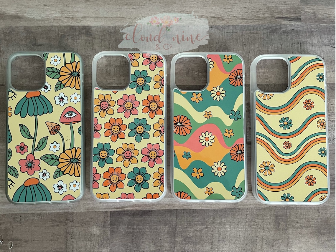 Retro Iphone Cases Groovy Phone Case Retro Print Phone Case Etsy UK