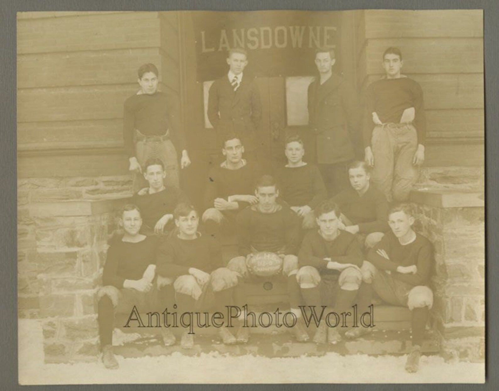 Lansdowne PA high school football team athletes antique sport Etsy