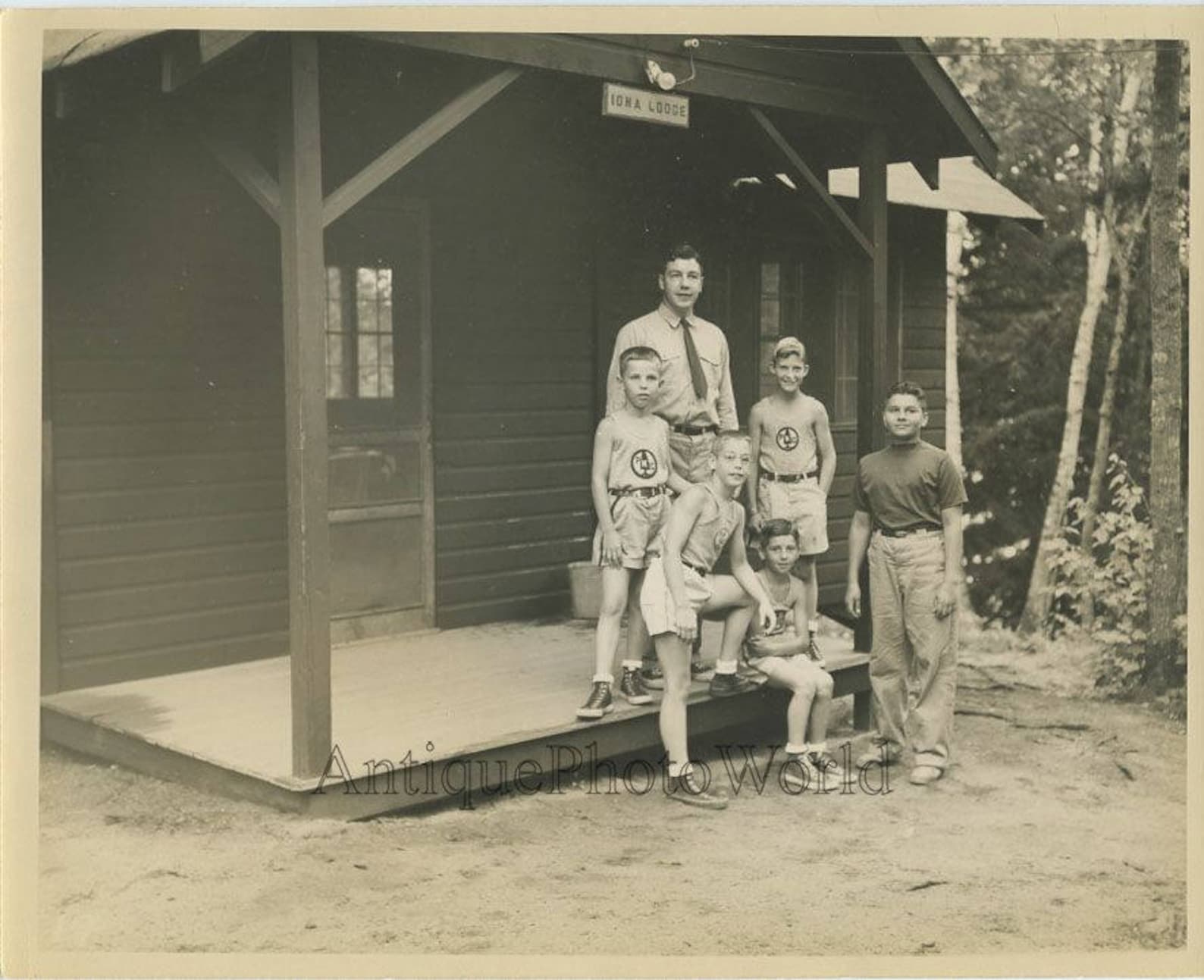 Pine Knoll Boy Scout Camp New Hampshire Antique Photo Etsy