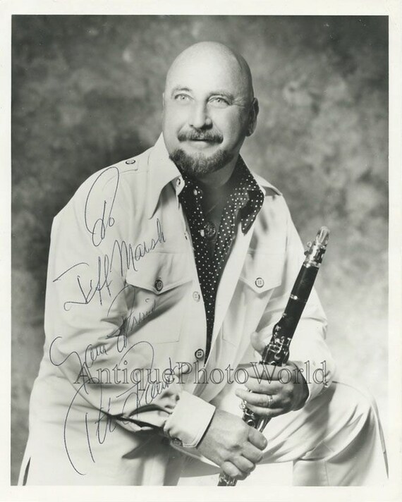 Dixieland jazz player Pete Fountain vintage hand Etsy